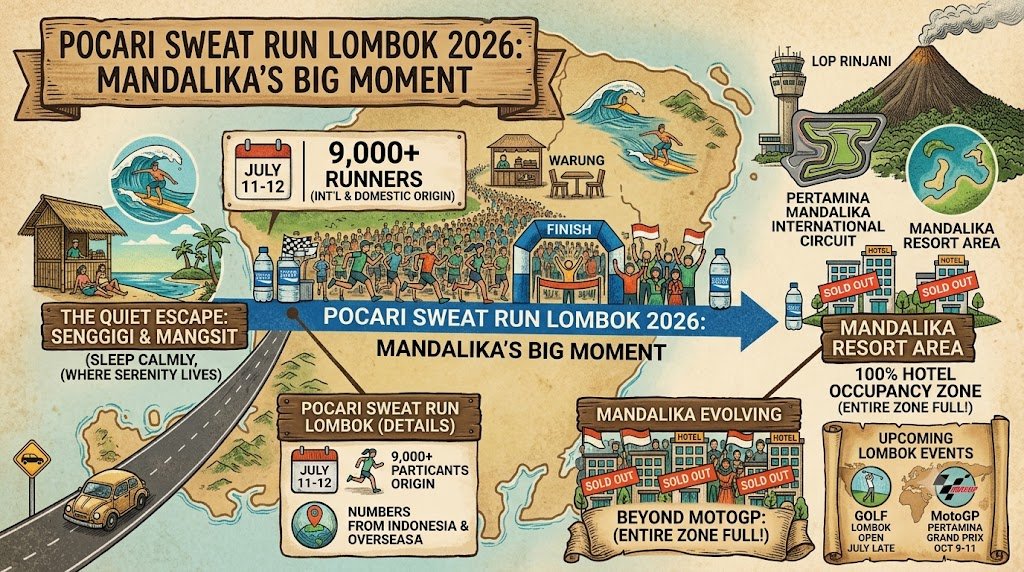 9,000 Runners, Zero Empty Rooms: The Pocari Sweat Run Just Showed Mandalika's Future 1 pocari sweat run lombok 2026 mandalika 2