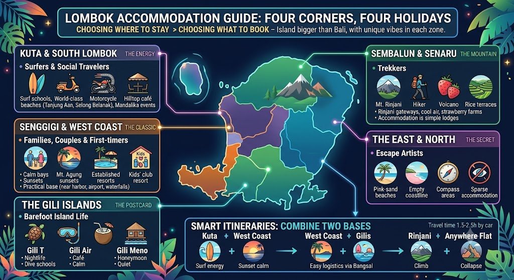 where to stay in lombok area guide