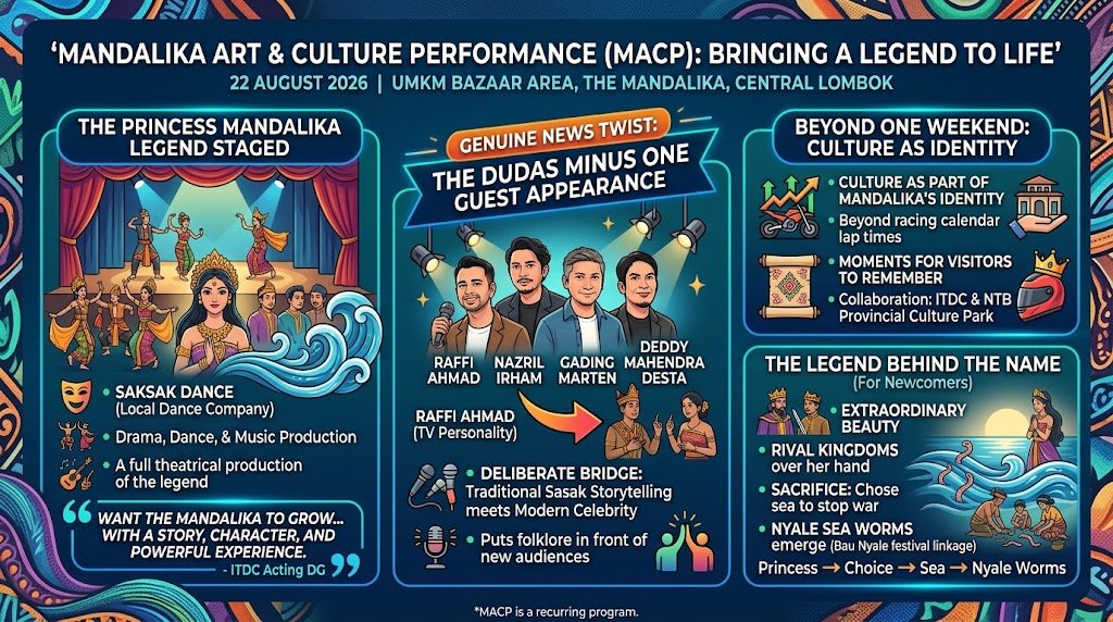 Princess Mandalika's Legend Just Got a Celebrity-Studded Stage Show 1 princess mandalika legend performance